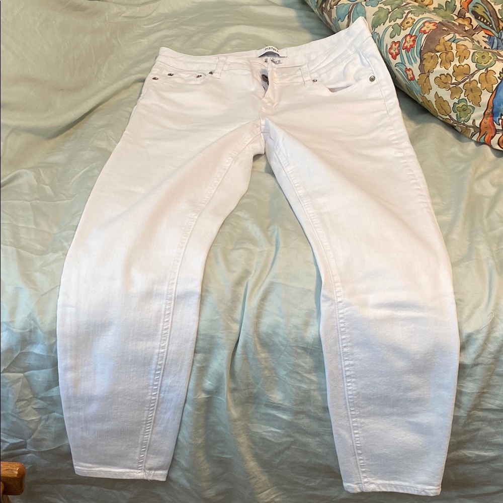 Pistol White Denim Jeans
